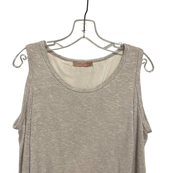 Casual Couture by Green Envelope Cold Shoulder Sweater Size Medium - Picture 2 of 7